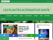 Tablet Screenshot of lemonde-des-plantes.com
